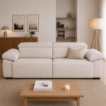 puerto de sagunto sofa kira xxl con 2 asientos de 100 cm y tapizado natura 02 lino