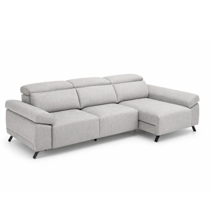 sofá chaiselongue niza lateral tapizado balena perla