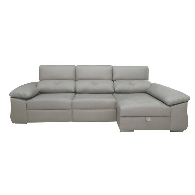 albasofachaise Sofá Chaiselongue Alba - Deslizante con Arcón - Imagen 1