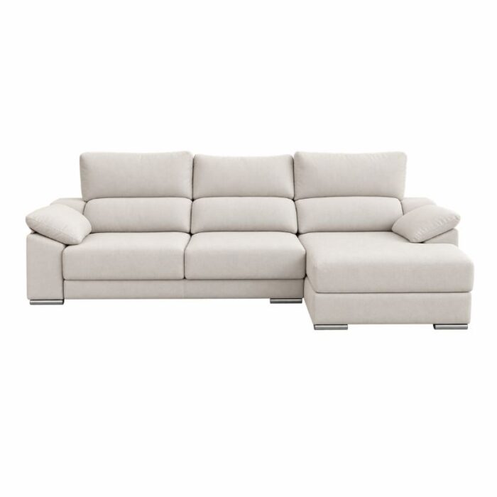 Roma Sofá Chaiselongue tapizado Antiarañazos beige oferta en Puerto de Sagunto y Valencia s