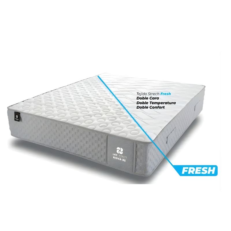 colchon-kovafresh-telafria colchón kovafresh con cara de verano hilo frio