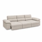 sofa-lineal-mara-asientos deslizantes abiertos vista lateral en tapizado futur 05 beige