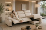 Sofá Chaiselongue Rem Asientos Motorizados - Imagen 2