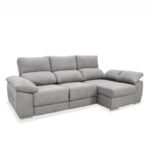 oferta sofá chaiselongue komfy en Puerto de Sagunto. Vista lateral, en tapizado Antimanchas Futur 02